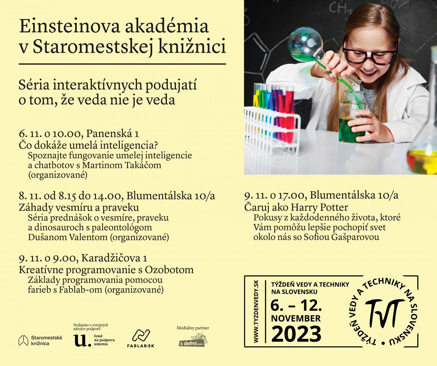 Einsteinova akadémia pri príležitosti Týždňa vedy a techniky na Slovensku